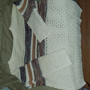 Ces Femme Open Knit Sweater, 2XL